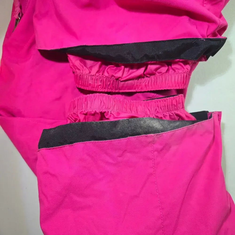 Burton Sugar & Spice Sweetart Pink Adjustable Snowboarding‎ Pants Girls Size XL